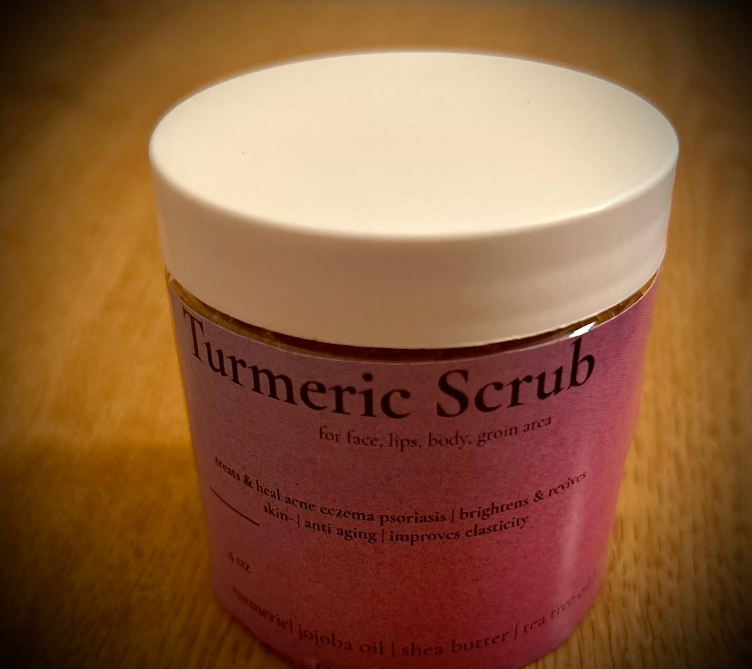 Turmeric scrub
