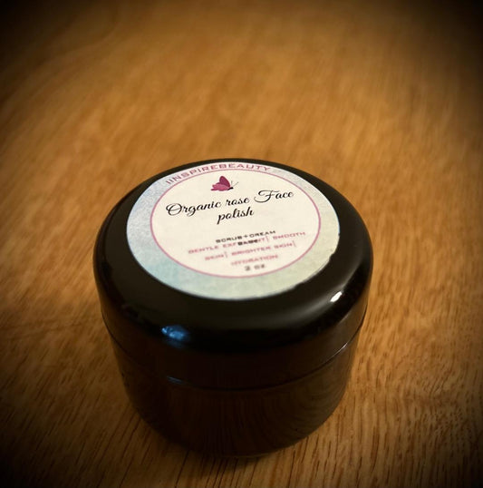 Organic rose Facial polish